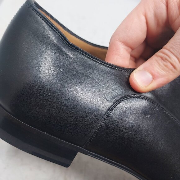 Christian Louboutin Greggo Black Lace-Up Leather Dress Shoe - Picture 10 of 13